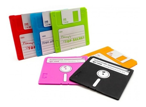 Posavasos De Silicona Diseño Diskette X 6 | Vinilo Design