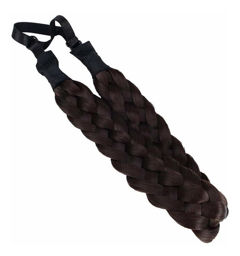 Coolcos, Trenza De Pelo Sintético Elástico, 5 Hebras, Trenza
