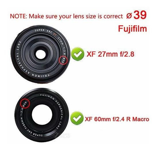 Imagen 3 de 6 de Tapa Lente in Para Fujifilm Xf Leica Elmarit Asph