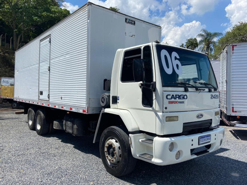 Ford Cargo 2428 6x2 Baú Fs Caminhoes