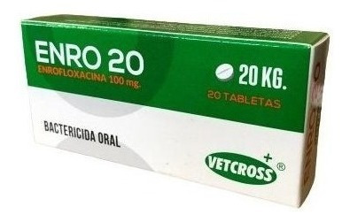 Imagen 1 de 2 de Enro 20 Vetcross Infecciones X 20 Comprimidos