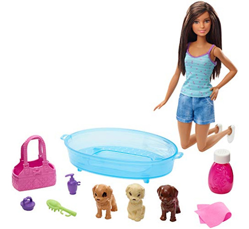 Mascotas Y Accesorios De Mattel Barbie - Brunette, Gdj39