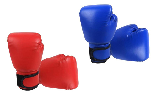 2 Pares De Guantes De Boxeo De Malla Para Niños Muay