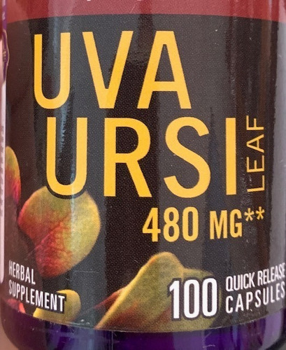 Uva Ursi 480 Mg X 100 Capsulas  Piping Rock