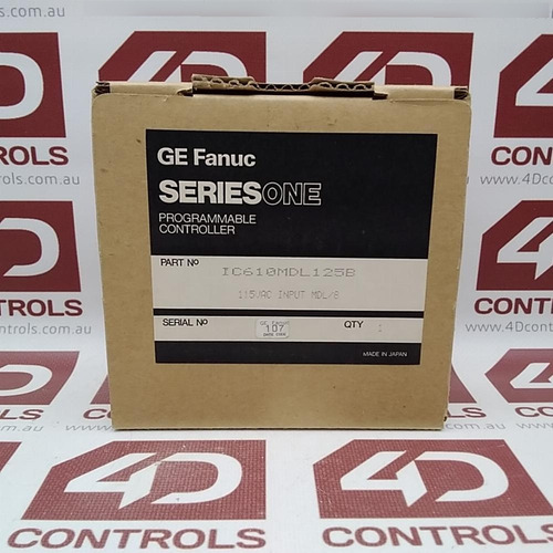 Ic610mdl125 | Ge Fanuc | Input Module, 8 Point, 125a Ccs