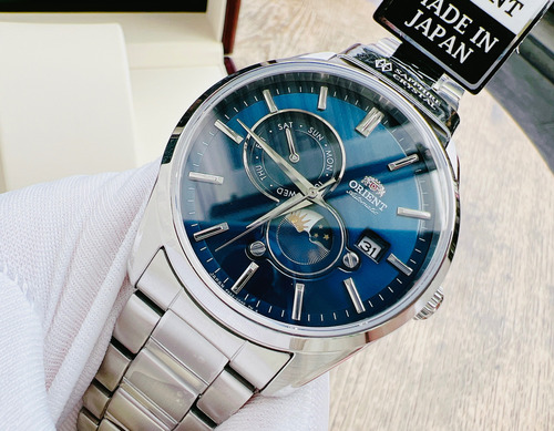 Reloj Orient Automático Sun And Moon Ra-ak0306s10b Hombre