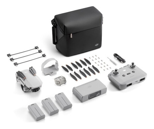 DJI026 Drone DJI Mini 2 SE Fly More Combo Sem tela con Cámara 2.7K gris 2.4GHz 3 baterías