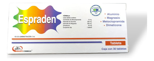 Espraden Alivio Problemas Digestivos C/30 Tabletas Degort's