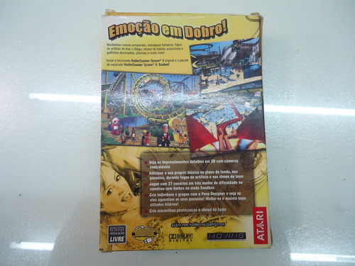 Roller Coaster Tycoon 3 Gold Original Para Pc (02 Cd-rom) (Usado)