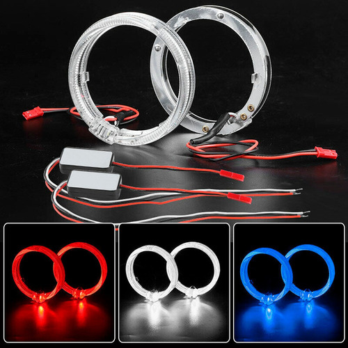 Aro Led Doble Anillo Ojo Angel Brillante Decorativo 80mm