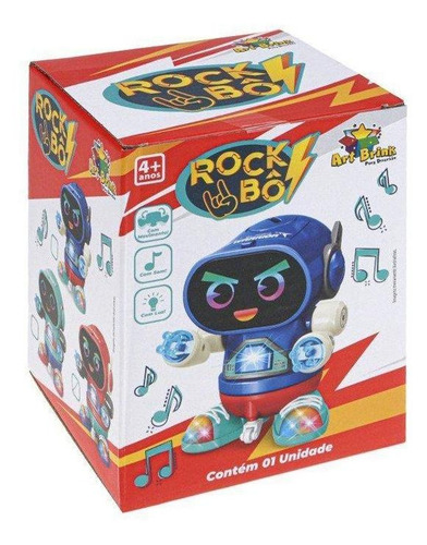 Robot de juguete para niños, bailarín de rock, cara, luz digital, etc.