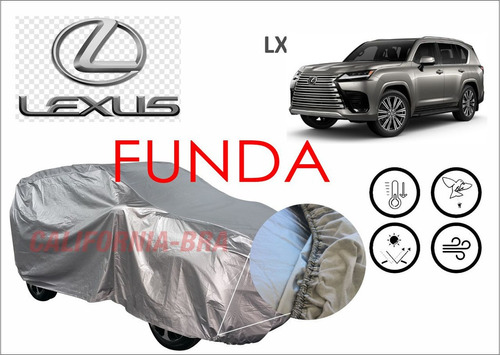 Cobertura Afelpada Broche Eua Lexus Lx 2022