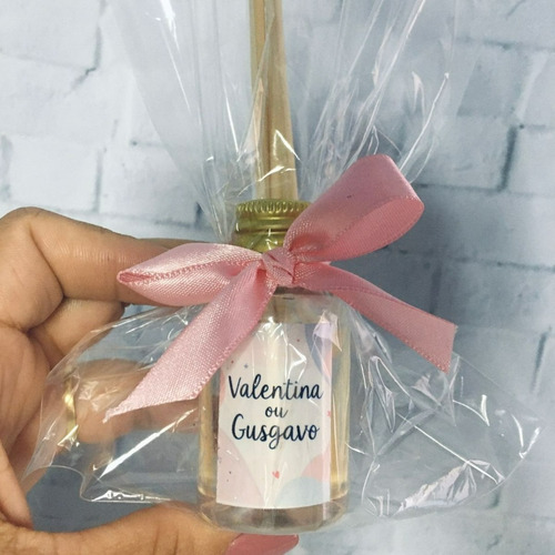 10 Lembrancinhas Chá Revelação Mini Aromatizador De Ambiente