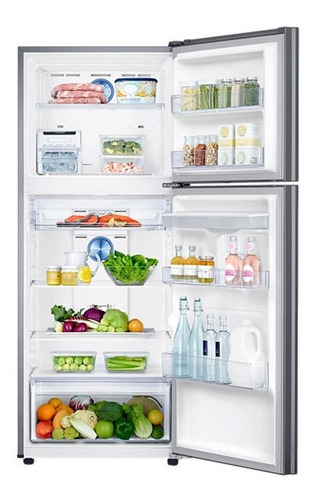 Imagen 3 de 5 de Heladera inverter no frost Samsung RT35K573B easy clean steel con freezer 361L 220V