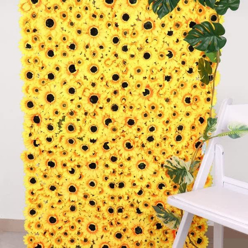 Efavormart Tapete Pared Diseño Girasol Artificial 4 Para