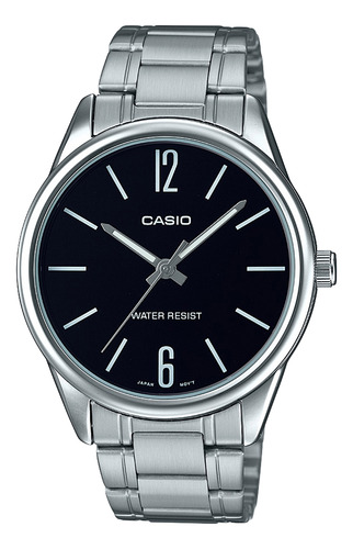 Reloj Casio Mtp-v005d-1b Acero Hombre Plateado
