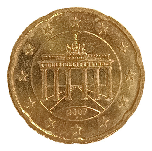 Alemania 20 Cents 2007 A Sin Circular Km 255 Segundo Mapa