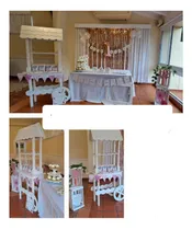Comprar Ambientación Alquiler Candy Bar Atril Personalizado Vajilla