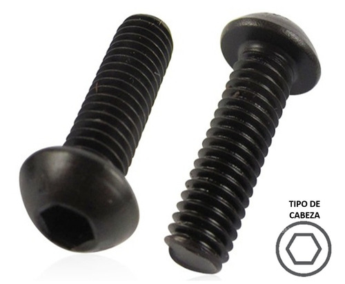 Tornillo Allen Boton Estandar Nc 3/8'' X 1/2'' (50 Pzs)