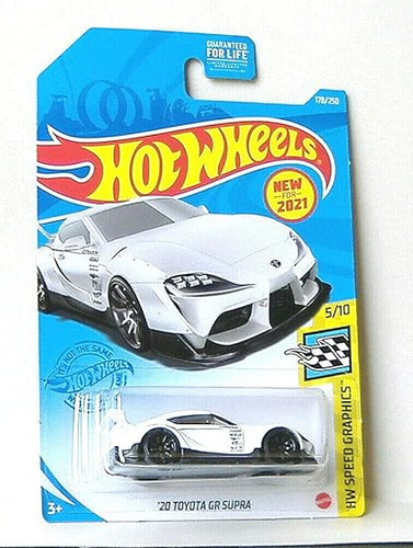 Diecast Hotwheels '20 Toyota Gr Supra - Hw Speed Graphics 5