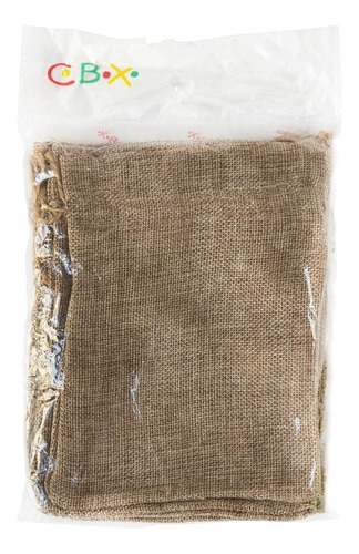 Imagen 2 de 10 de Bolsas De Yute Marca Cbx De 15x20cm X 6 Unidades
