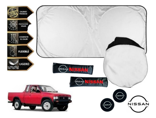 Cubresol + Almohadillas + 2 P.vasos Nissan Pick Up 1997