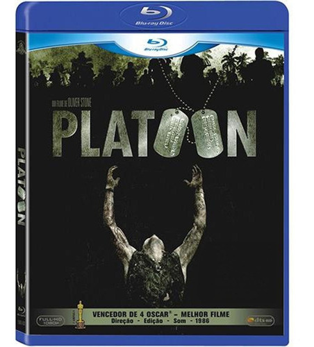 Blu Ray Platoon Oliver Stone ( Novo ) Lacrado Charlie Sheen