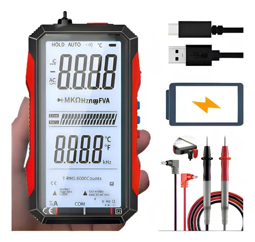 Multímetro Digital,multímetro Digital Automotivo,com Iluminação B...