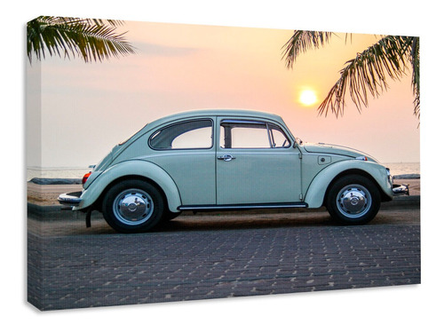 Cuadro Decorativo Canvas Autos Vocho Volkswagen 80x60 Cm