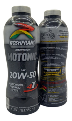 Aceite Para Motos 20w50 4t