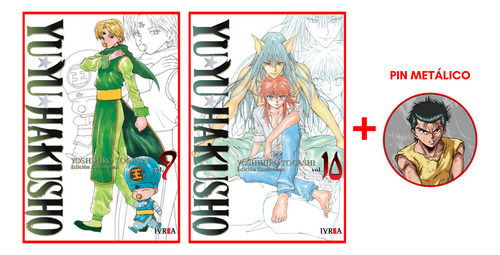 Combo Yu Yu Hakusho Ed. Kanzenban 9 Y 10 - Manga - Ivrea