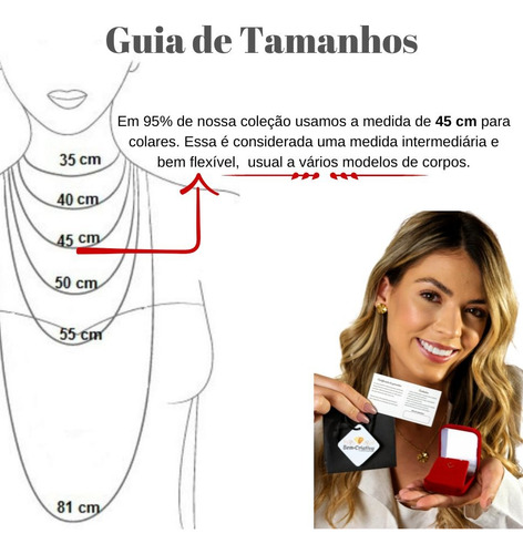 Conjunto Colar Brinco Feminino Gota Folheado + Brinde