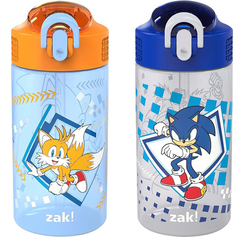 ~ Diferentes? Zak Diseña La Botella De Agua Para Niños Sonic