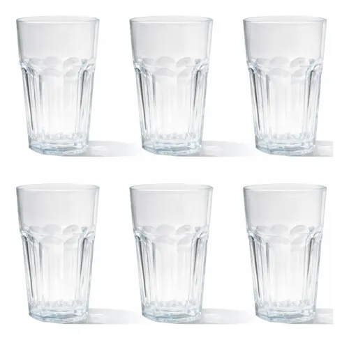 Kit Copos de Vidro Fratelli Sydney Long para Suco e Água 350 mL c...