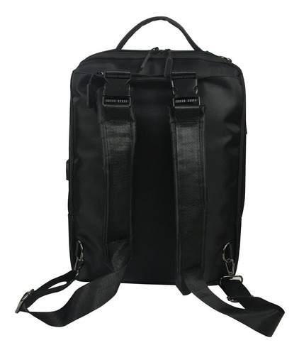 Imagen 4 de 8 de Mochila Portafolio Urbano Usb Porta Notebook Con Correa