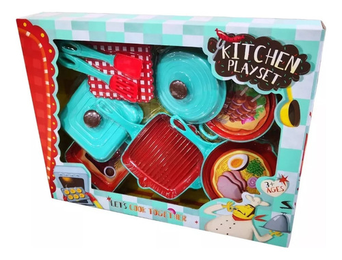Set Juguete Cocina - Kitchen Playset Caja 30x40cm