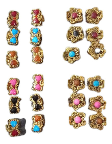 Broche Metal Pelo X12 Pcs