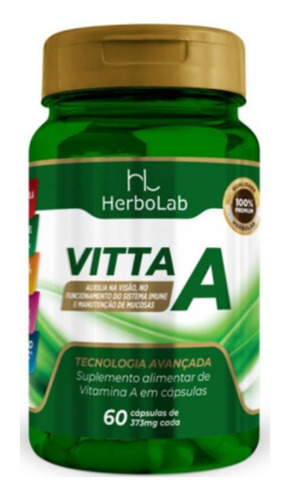 Suplemento Vitta A 60 Cápsulas 373mg