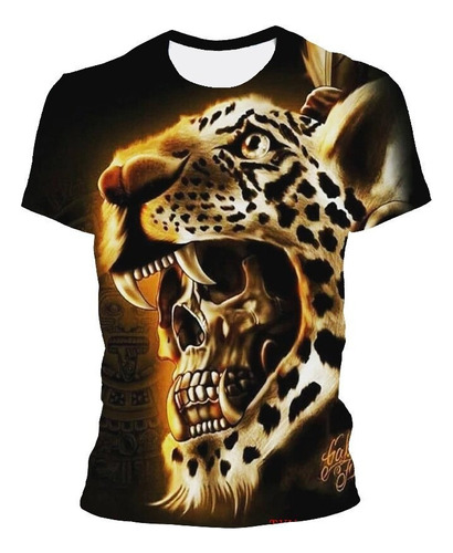 Playera De Tigre Animal Cool Top De Impresión 3d