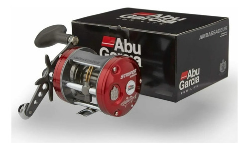 Reel Abu Garcia 6500 C3 Stripper feito especialmente na Suécia Cor Rojo