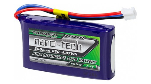 Batería Lipo 2s 7,4v 550mah Turnigy Nano-tech 65c Drone 