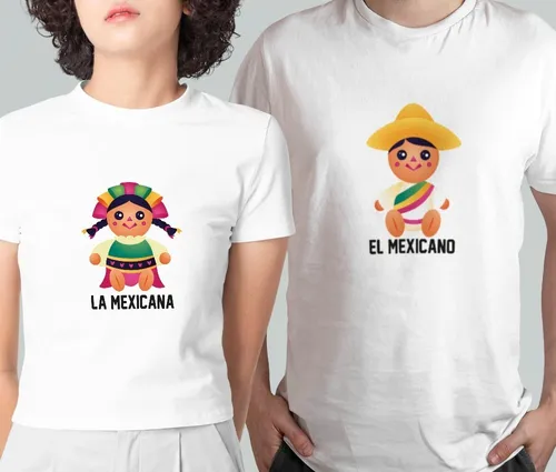 Duo de playeras para parejas hotsell