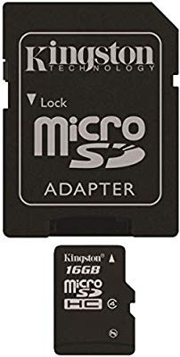 Kingston 16 Gb Class 4 Microsdhc Flash Card With Sd Adapter
