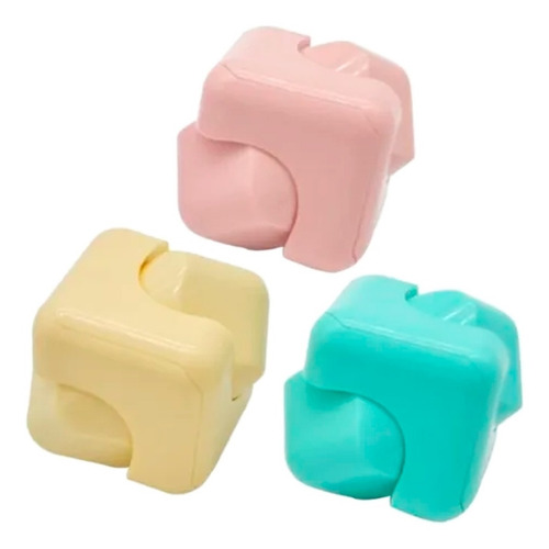 Imagen 2 de 8 de Spinner Dado Cube Cubo Antiestres Ansiedad X1 Colores