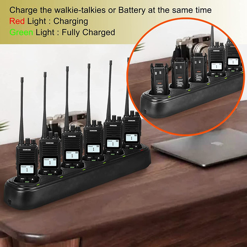 Walkie Talkies Recargables 3000 Mah Bidireccionales Premium
