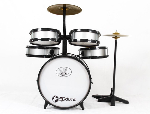 Bateria Infantil Rock Baby 2 Tons Com Chimbal