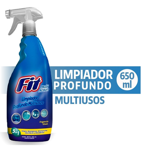 Limpiador Profundo Multiusos 5 En 1 Fit Multi Action  650ml