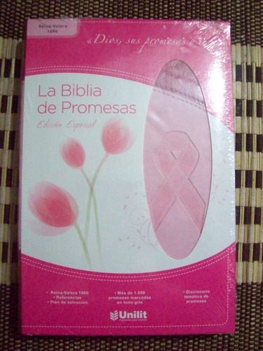 Biblia De Promesas Edicion Especial Color Rosa Cancer