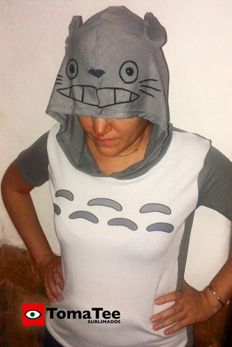 Remeras Mujer Con Capucha Sublimadas Personalizadas Cosplay