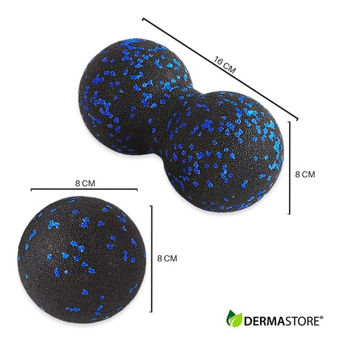 Pelota Simple Lacrosse Doble Masajes Rehabilitación Muscular